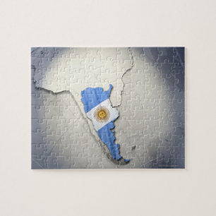 Vlag van Argentinië Legpuzzel