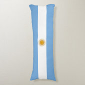 vlag van Argentinië Lichaamskussen (Voorkant Verticaal)