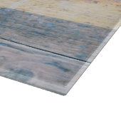 Vlag van Argentinië op hout Snijplank (Hoek)