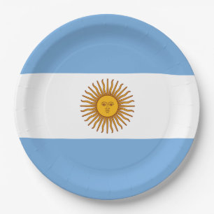 Vlag van Argentinië Papieren Bordje