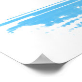 vlag van Argentinië Poster (Hoek)