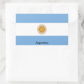 Vlag van Argentinië Rechthoekige Sticker (Tas)