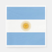 vlag van Argentinië Servet (Voorkant)