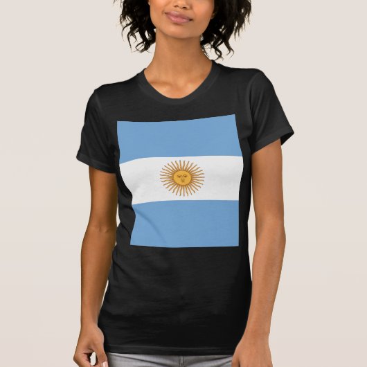 Vlag van Argentinië T-shirt (Voorkant)