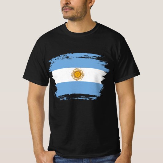 vlag van Argentinië T-shirt (Voorkant)