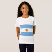 Vlag van Argentinië T-shirt (Voorkant volledig)