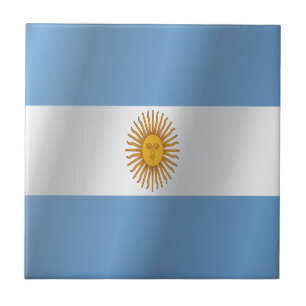 vlag van Argentinië Tegeltje