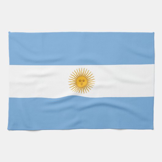 vlag van Argentinië Theedoek (Horizontaal)