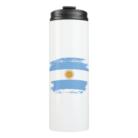 vlag van Argentinië Thermosbeker (Voorkant)