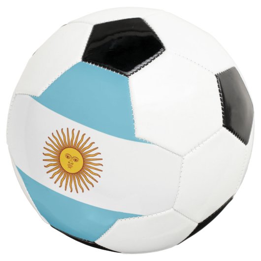 Vlag van Argentinië Voetbal (Drie kwart)
