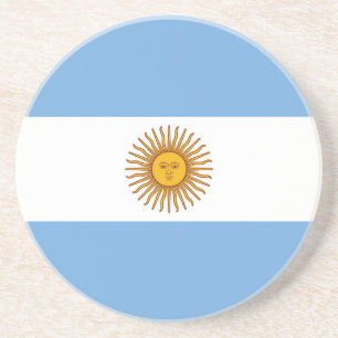 Vlag van Argentinië Zandsteen Onderzetter