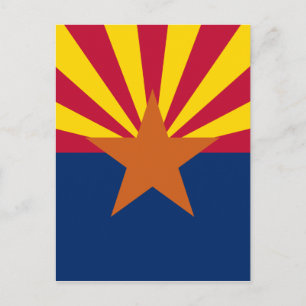 Vlag van Arizona Briefkaart