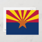 Vlag van Arizona Briefkaart (Voorkant / Achterkant)