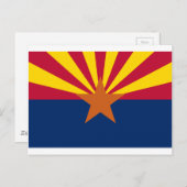 Vlag van Arizona Briefkaart (Voorkant / Achterkant)