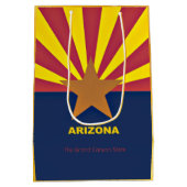 Vlag van Arizona Medium Cadeauzakje (Achterkant)
