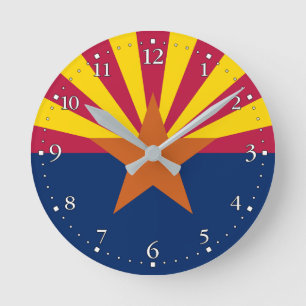 Vlag van Arizona Ronde Klok