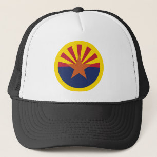 Vlag van Arizona Theme 00 Trucker Pet