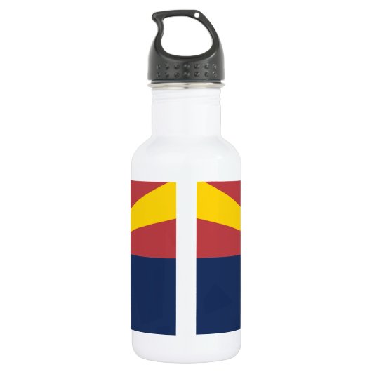 Vlag van Arizona Waterfles (Achterkant)