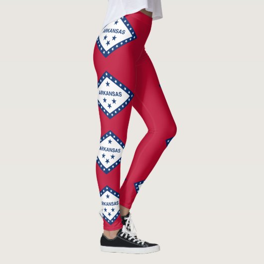 Vlag van Arkansas Leggings (Rechts)