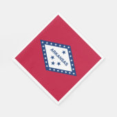 Vlag van Arkansas Servet (Hoek)