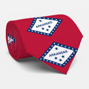 Vlag van Arkansas Stropdas