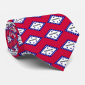 Vlag van Arkansas Stropdas (Opgerold)