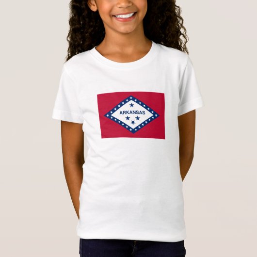 Vlag van Arkansas T-shirt (Voorkant)
