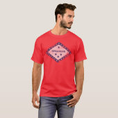  vlag van Arkansas T-shirt (Voorkant volledig)