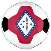 Vlag van Arkansas Voetbal (Gedraaid)