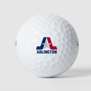 Vlag van Arlington, Texas Golf Balls Golfballen
