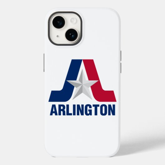 Vlag van Arlington, Texas Hoesje-Mate iPhone Case (Achterkant)