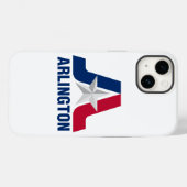 Vlag van Arlington, Texas Hoesje-Mate iPhone Case (Achterkant (horizontaal))