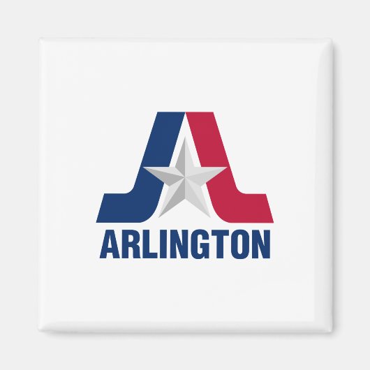 Vlag van Arlington, Texas Magnet Magneet (Voorkant)