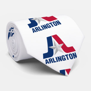 Vlag van Arlington, Texas Stropdas
