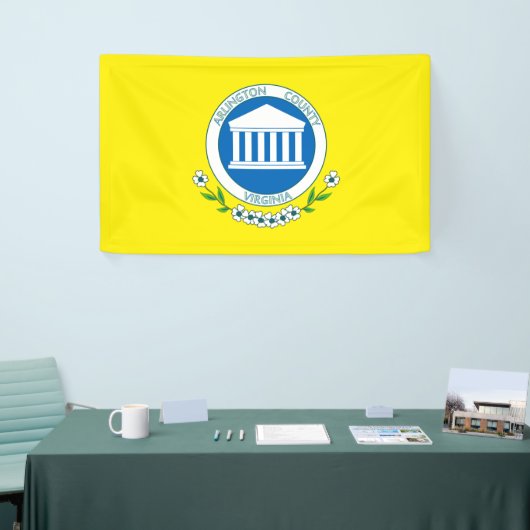 Vlag van Arlington (Virginia) Spandoek (Beurs)
