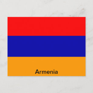 vlag van Armenië Briefkaart