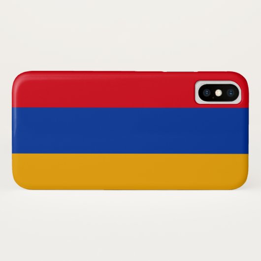 Vlag van Armenië Case-Mate iPhone Case (Achterkant (horizontaal))