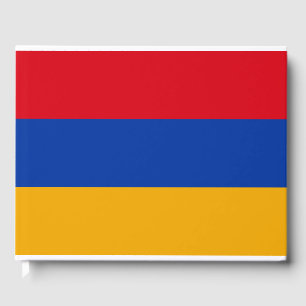 Vlag van Armenië Gastenboek