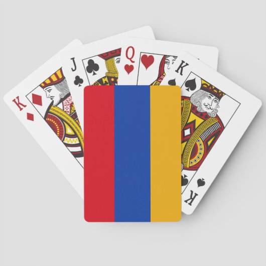 Vlag van Armenië Pokerkaarten (Achterkant)