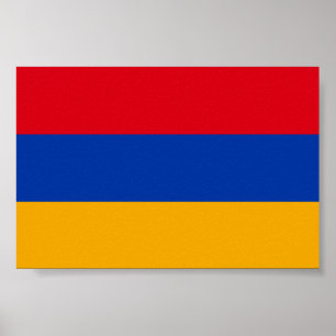 Vlag van Armenië Poster