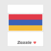 Vlag van Armenië Sticker (Vel)