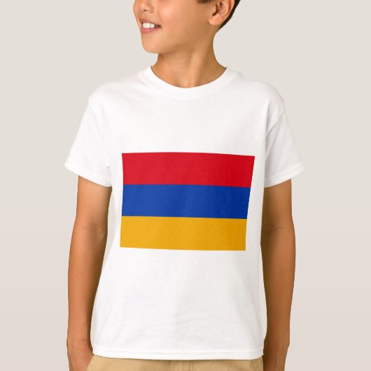 Vlag van Armenië T-shirt (Voorkant)