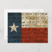 Vlag van Art. van de Nummerplaat van de Staat van Briefkaart (Voorkant / Achterkant)