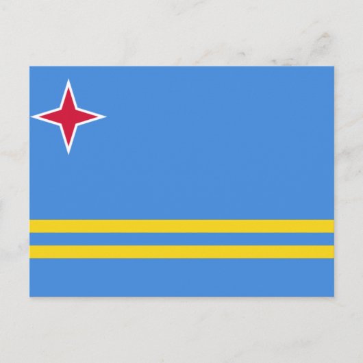 Vlag van Aruba Briefkaart (Voorkant)