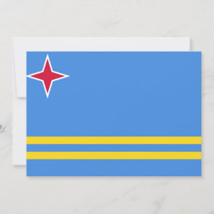 Vlag van Aruba Kaart
