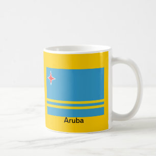 Vlag van Aruba Koffiemok