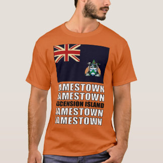 Vlag van Ascension T-shirt