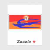 Vlag van Ashtarak, Republiek Armenië Sticker (Vel)