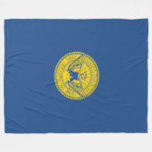 Vlag van Atlanta, Georgia Fleece Blanket (Voorkant (Horizontaal))