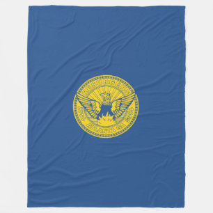 Vlag van Atlanta, Georgia Fleece Blanket Deken